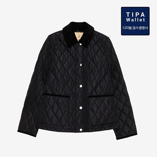롯데탑스 버버리 퀼팅 자켓(8107510)