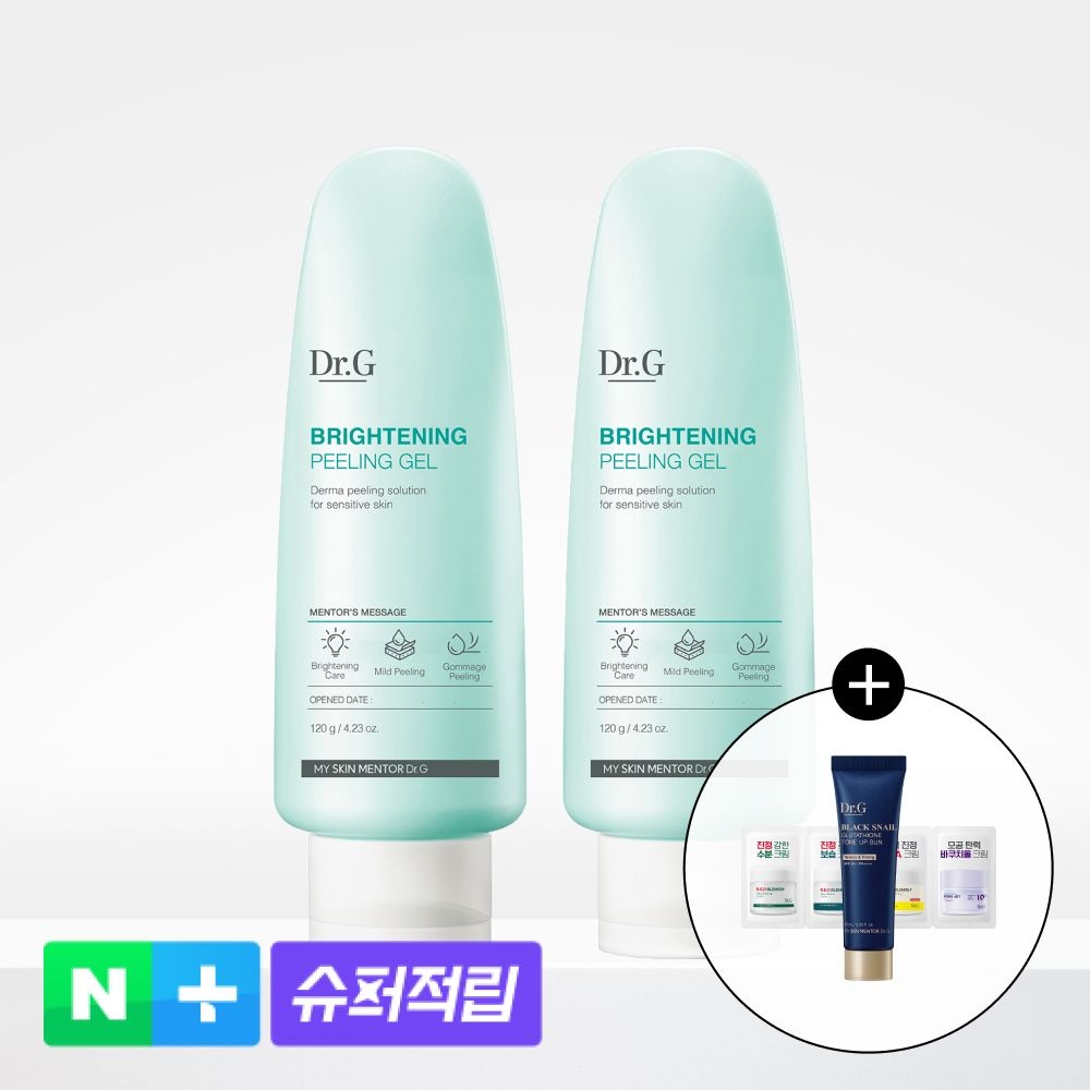 닥터지 슈퍼듀오 브라이트닝 필링 젤 120g X2개