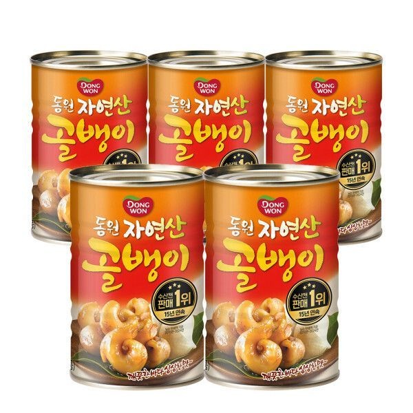 동원 자연산골뱅이 300g x 5개