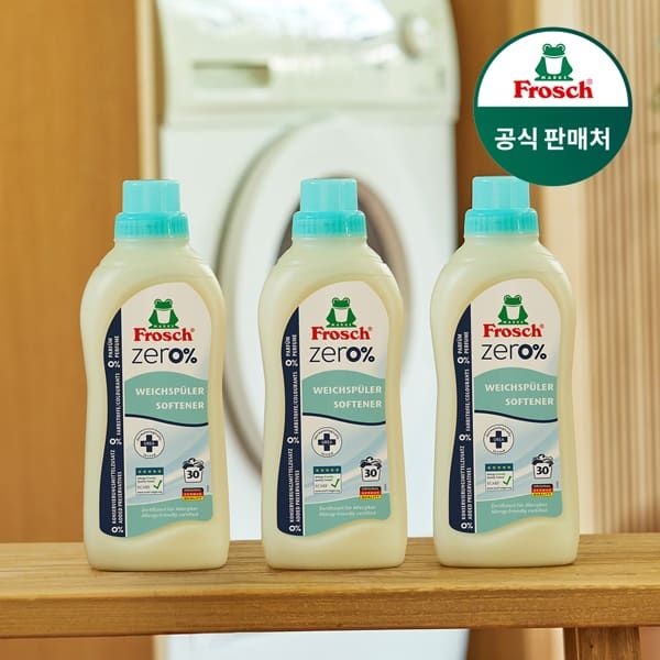 프로쉬 (현대Hmall) [프로쉬] 독일 제로 섬유유연제 750ml 3개