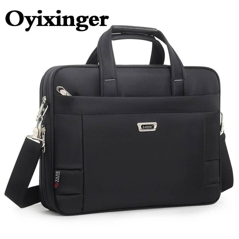 [해외] 남자 서류 가방 남성 변호사 브리프케이스 OYIXINGER 대용량 비즈니스 남성용 HP Dell ACER ASUS 14 인치 15.6 17 대형 방수