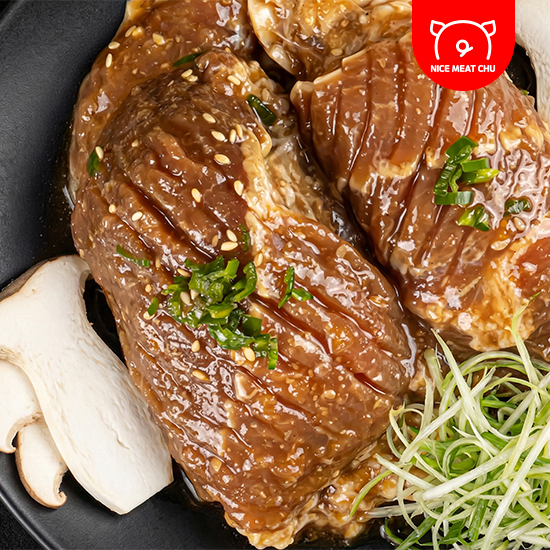 {백화점 상품} [나이스미츄] 돼지양념칼집구이400g x3팩 냉장 양념육 512674