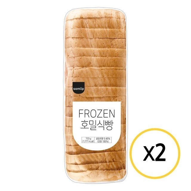 삼립 호밀식빵 720g 냉동 x 2개