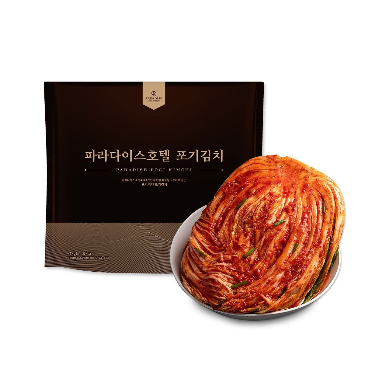[신세계푸드]파라다이스호텔 포기김치 4kg