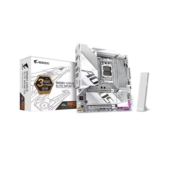 기가바이트 GIGABYTE B850M AORUS ELITE WIFI6E ICE 제이씨현