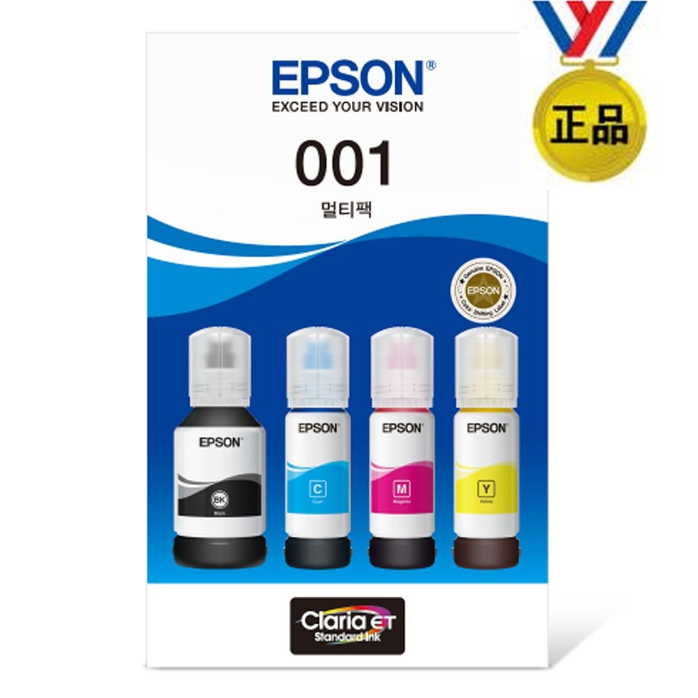 엡손 엡손 정품 무한잉크 001 T03Y670 4색세트 잉크 L6370 L6390 L6160 L6170 L6190 L6191 L4260 L4266 L6270 L6290 L6291