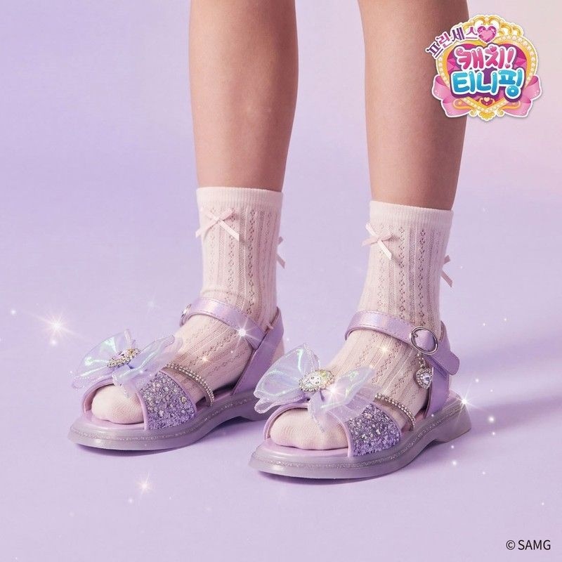 캐치티니핑 LED 하트큐빅 플랫샌들 다이아나핑 (0099380) CJGFM1SD555PP