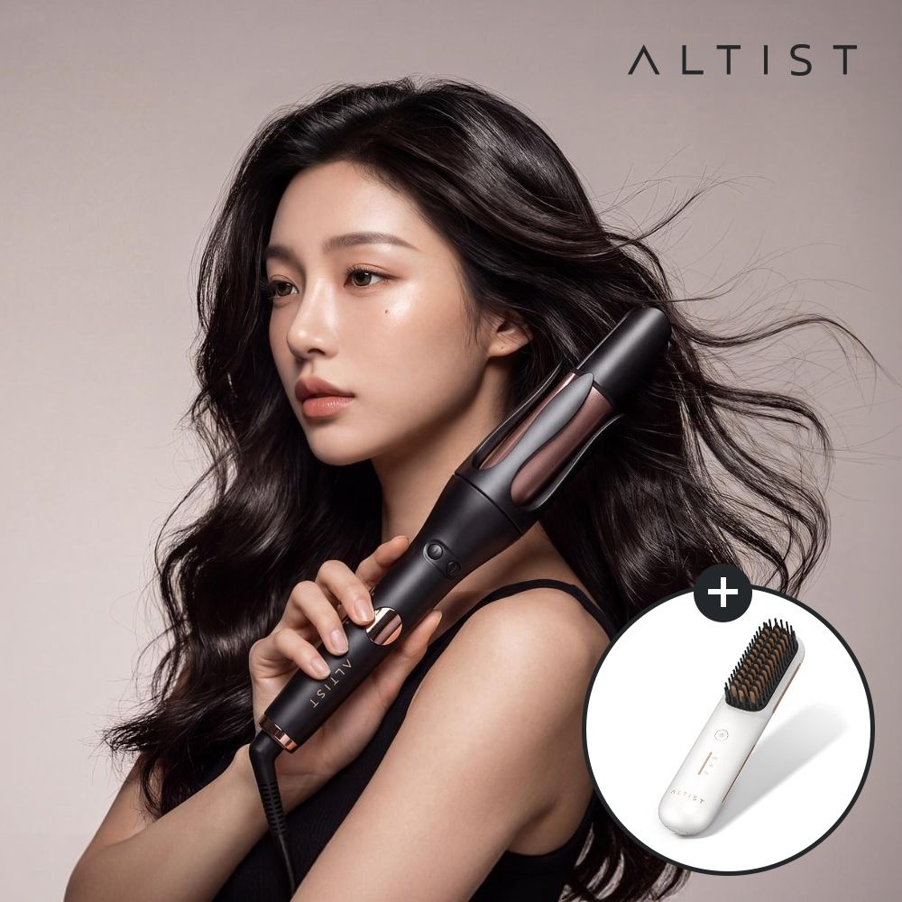 알티스트 매직웨이브S 오토 컬링 아이론 / 자동회전 봉고데기 AB-ACH32HB [1+1] 글램매직 빗고데기 증정
