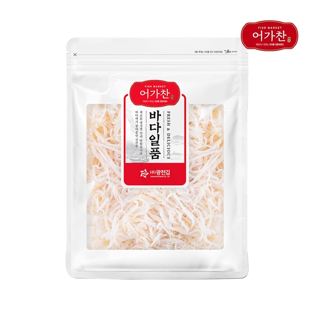 [광천김] 어가찬 바다일품 백진미채 800g / 국내가공 부드러운 진미채