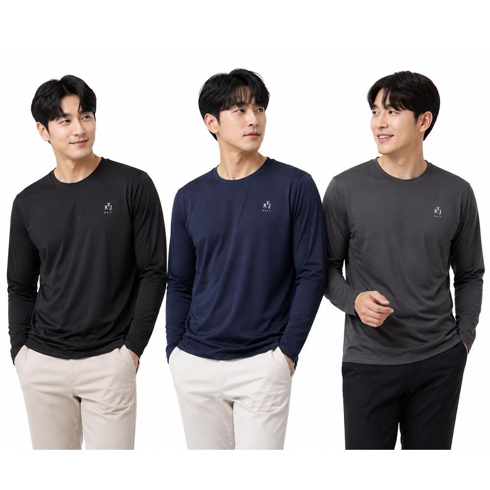 김영주 26년 신상 긴팔사방스판티셔츠 3종택1