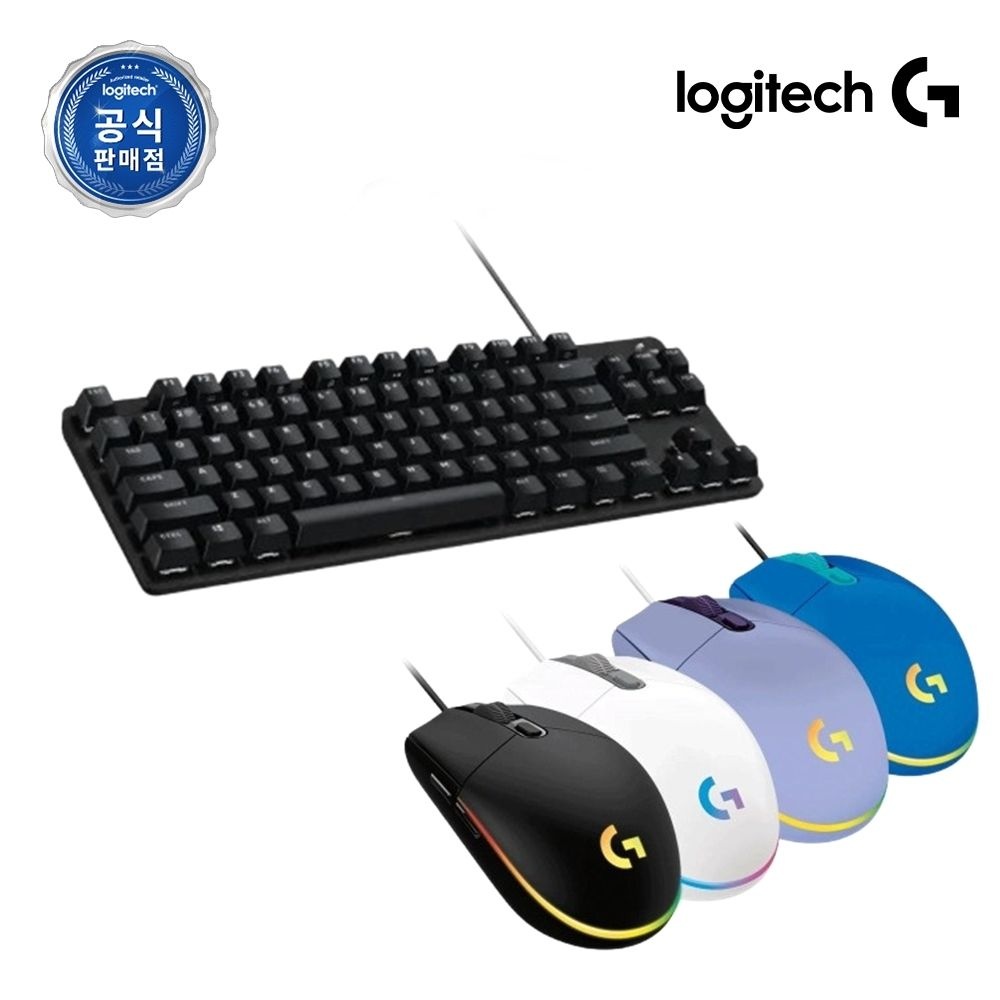 로지텍G 로지텍G 포인트 키캡 포함 택1 로지텍코리아 <b>G413</b> SE TKL G102 Combo
