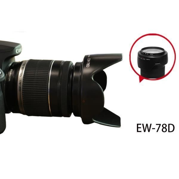 UnKnown 캐논 EW-78D 카메라 렌즈 후드 72mm 28-200 EOS60D70D80D90D DS