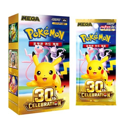 포켓몬스터 포켓몬카드 30주년 셀러브레이션 MEGA 확장팩 한글판 1박스