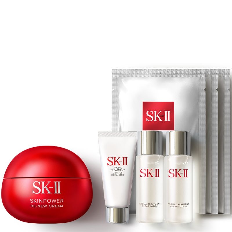 에스케이투 [10단독2] 스킨파워 리뉴 크림 80g 세트