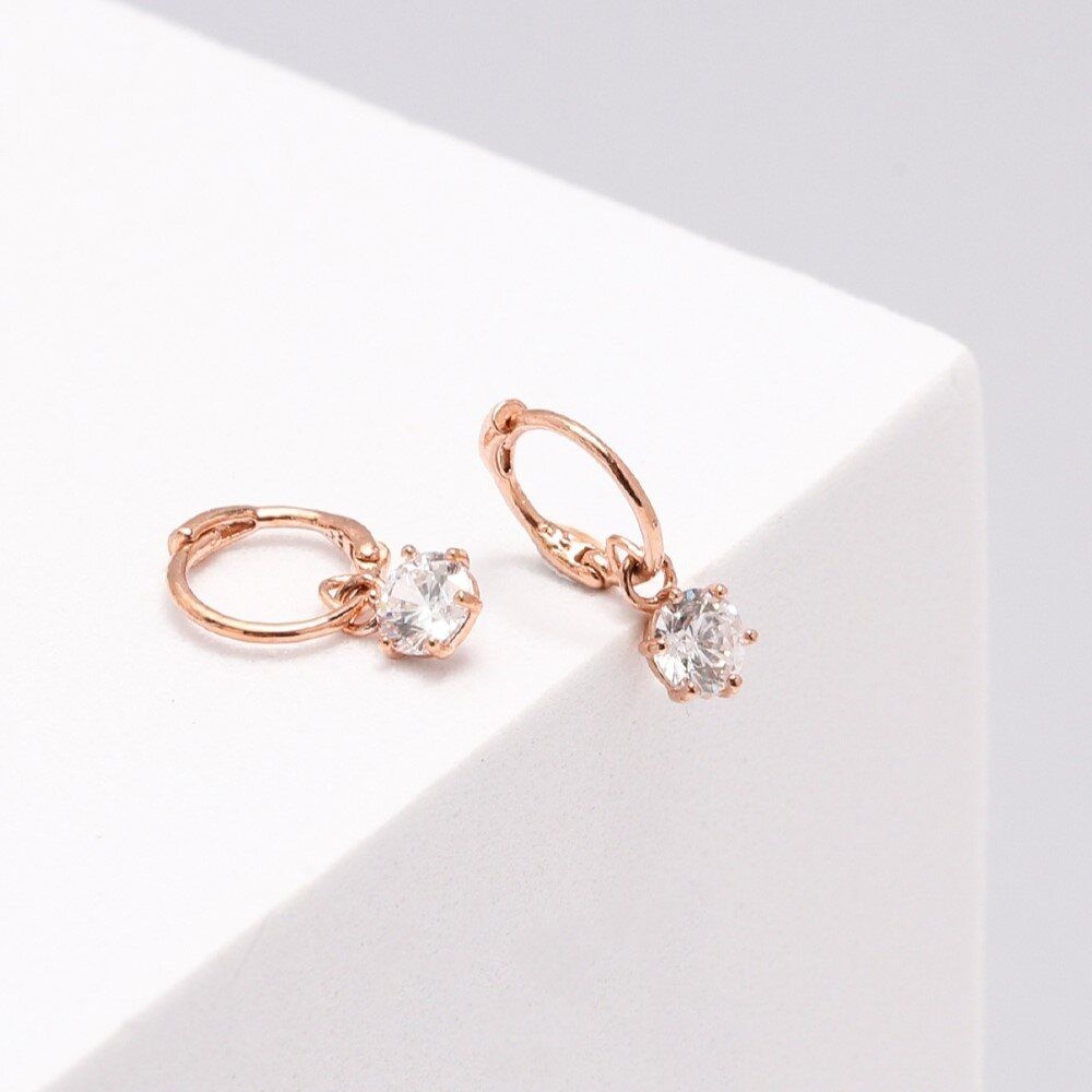 로이드 [로이드]로이드 [DN] 라운드스톤 14K 18K GOLD 귀찌 귀걸이 LOSL2053G
