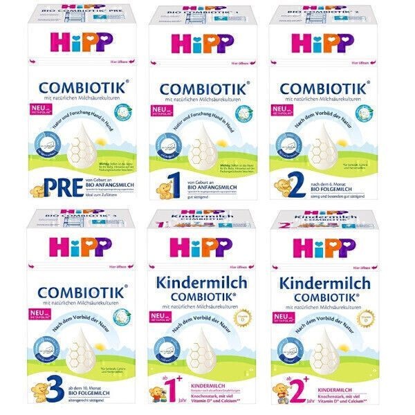HIPP 힙 콤비오틱 프레 600g (프레 28년 4월) 1단계 2단계 3단계 킨더밀쉬