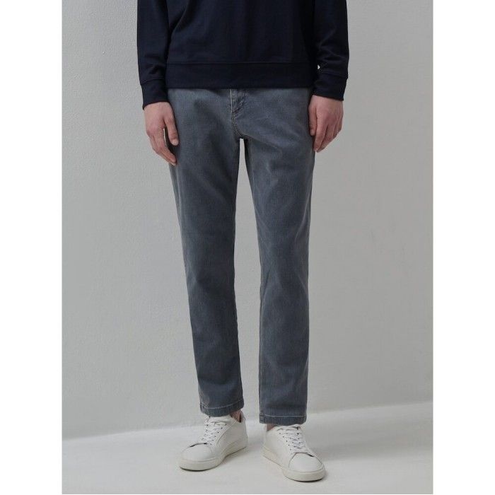 GLXY (GALAXY LIFESTYLE) 테이퍼드핏 밴딩 데님 팬츠 블루 (GC5821M03P)
