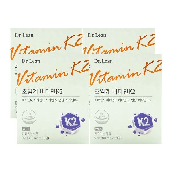닥터린 초임계 비타민K2 300mg x 30정 x 4박스