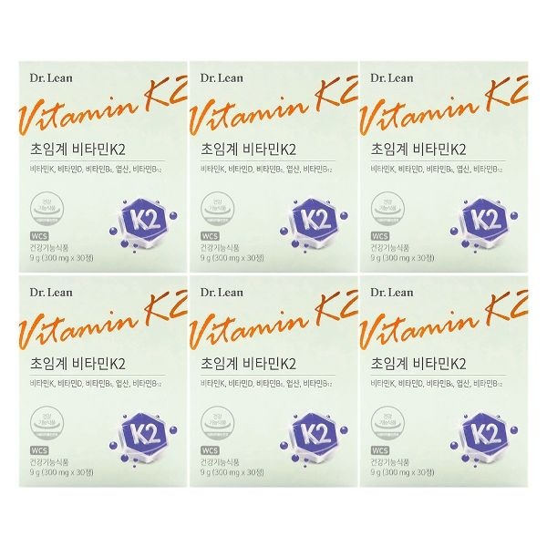닥터린 초임계 비타민K2 300mg x 30정 x 6박스
