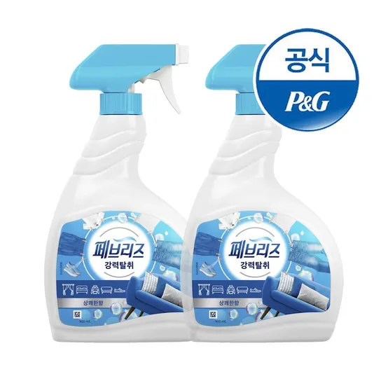 (~10/31 리뷰 1,500P) 페브리즈 섬유탈취제 대용량 900ml 2개