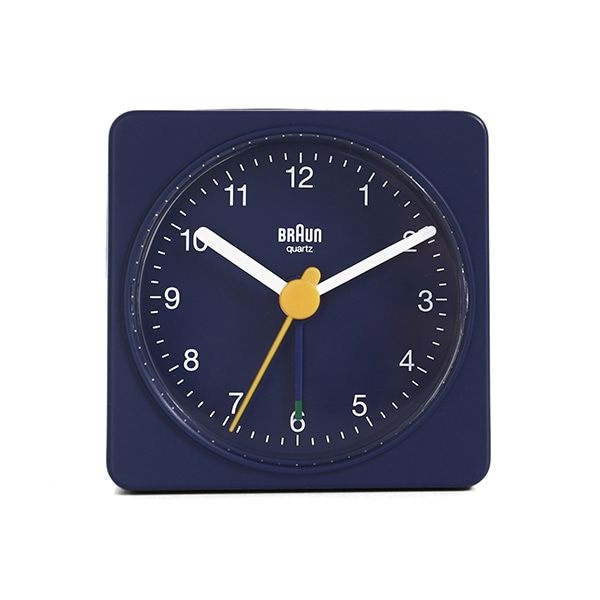 브라운 BRAUN BC02BL 클래식 트래블 크레센도 알람 저소음 공용 탁상시계