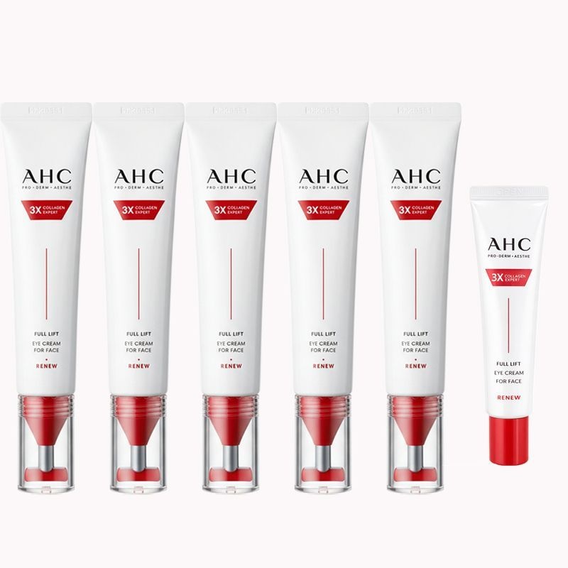 AHC 풀 리프트 아이크림 포 페이스 40ML 시즌 14 5개 + 12ML 1개