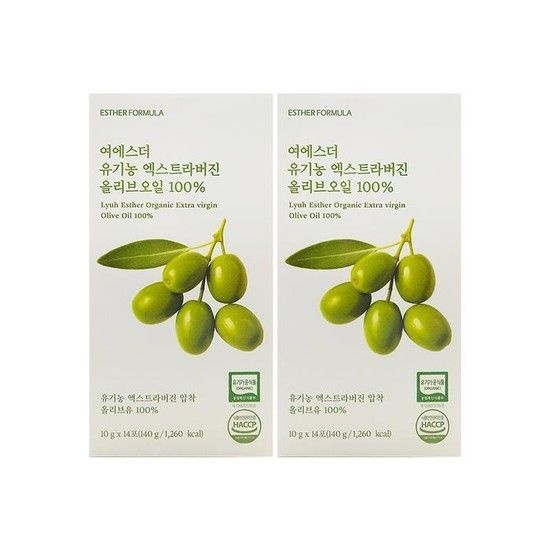 에스더포뮬러 여에스더 유 기농 엑스트라버진 올리브 100% 10g x 14포 x 2박스 (48011449)