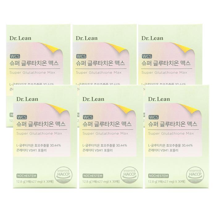 [오늘출발] 닥터린 슈퍼 글루타치온 맥스 427mg x 30매 x 6박스