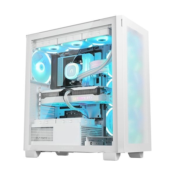 앱코 SUITMASTER M3000 뉴본 ARGB 강화유리 화이트 (미들타워)