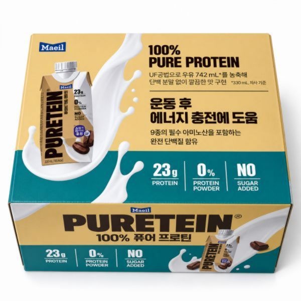 퓨어틴 프로틴 커피쉐이크 330ml x 12
