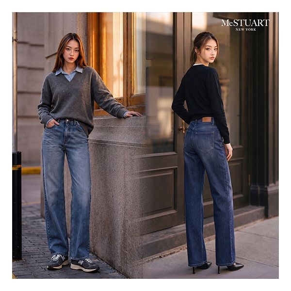 [맥스튜어트] () 26FW 여성 데님 팬츠 2종(F6)
