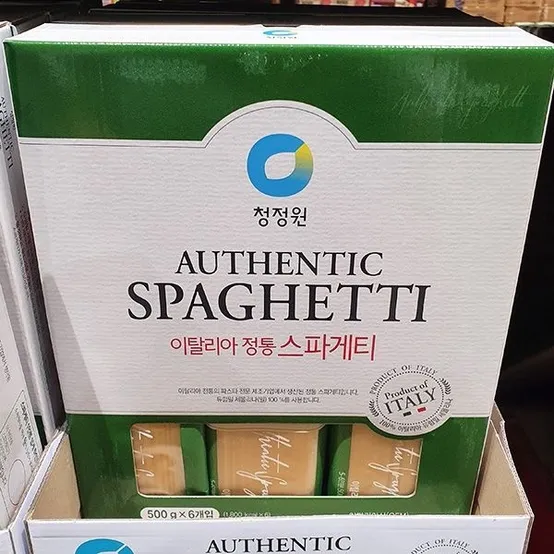 청정원 스파게티면 500g x 6입