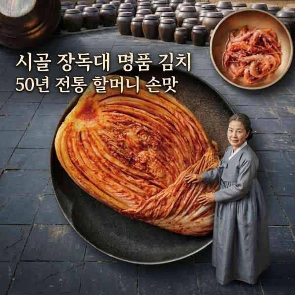 조선호텔 프리미엄 홍새우 배추김치 1kg