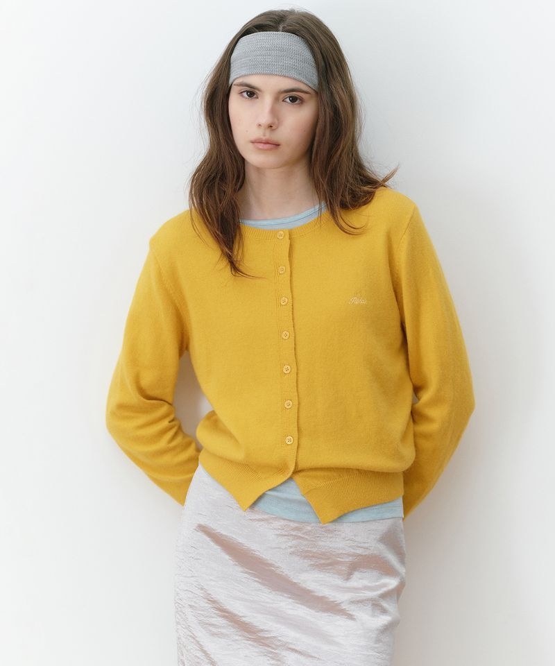 [백화점상품] 로라로라 ROUND CARDIGAN YELLOW 5010493079