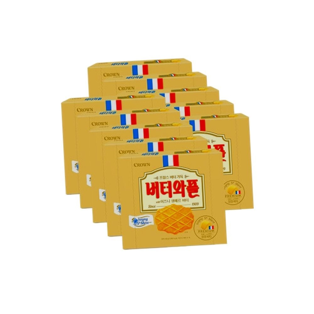 버터와플 with 이즈니생메르 버터 316g 10개 (1box)