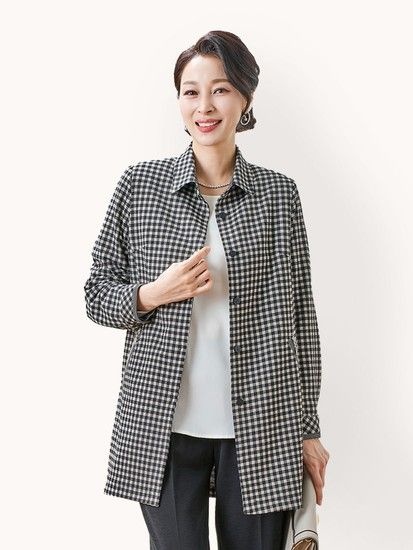 네오 체크 재킷 K231JK02