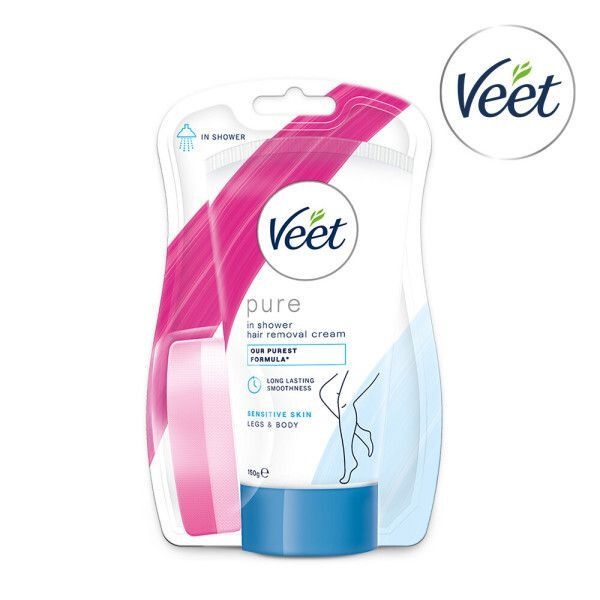 비트(Veet) VEET 비트 인샤워 150g 1개 제모크림 셀프왁싱 목욕제모제 팔 다리 겨드랑이 Y존 프