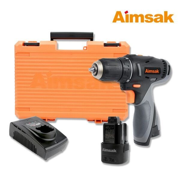 아임삭 AD414R 3G 14.4V 충전 드릴 2.0Ah 배터리 1개