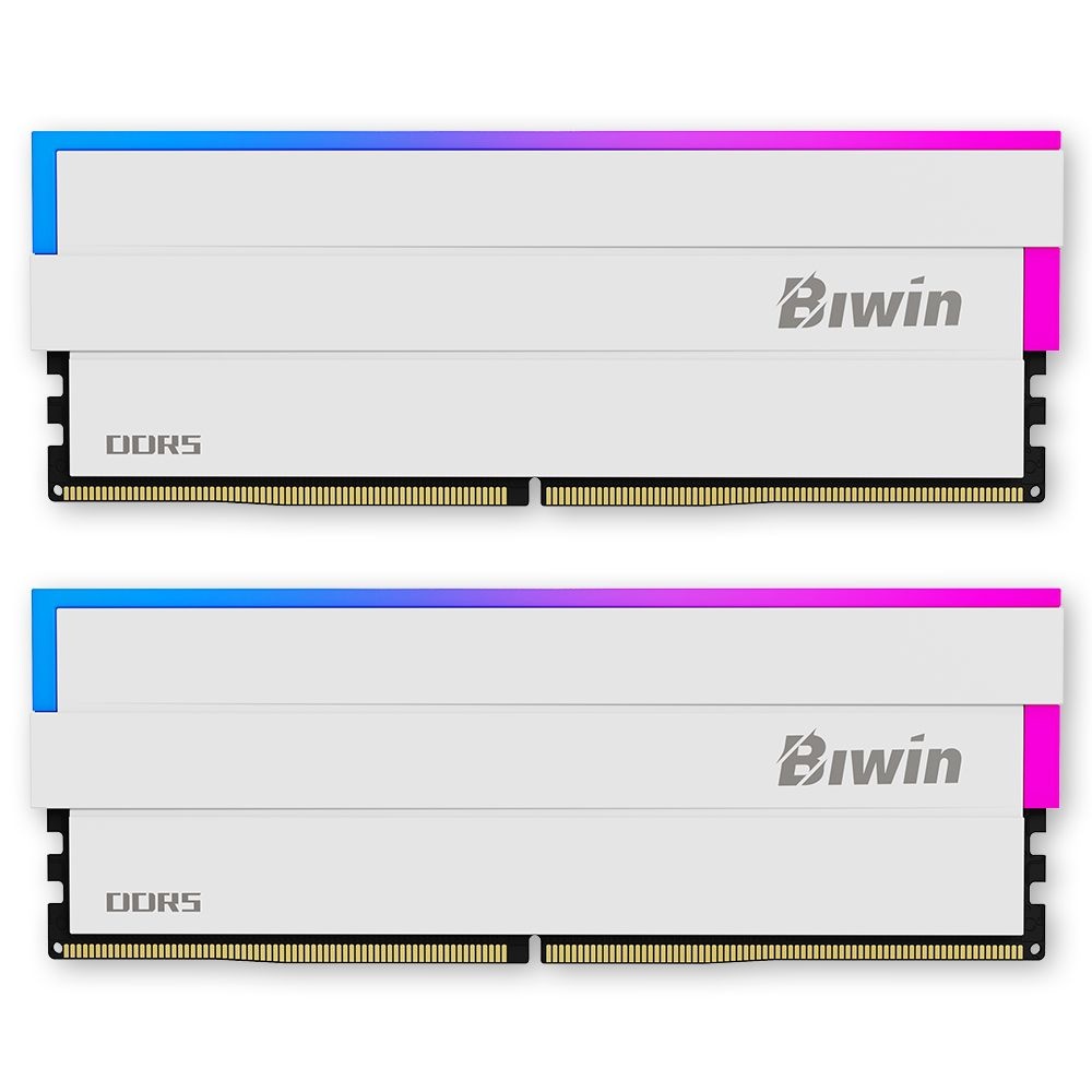 BIWIN DDR5-6000 CL30 DW100 RGB 화이트 패키지