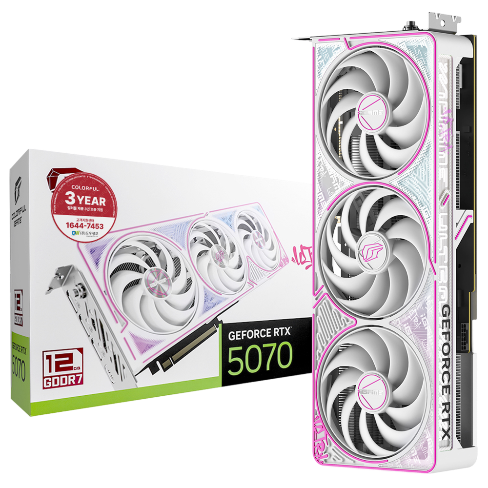 COLORFUL iGame 지포스 RTX 5070 ULTRA OC White D7 12GB