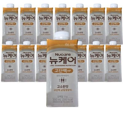 뉴케어 고단백 HP 200ml 30팩 하이프로틴 균형영양식 음료 노인 유동식 카제인나트륨 부모님선물