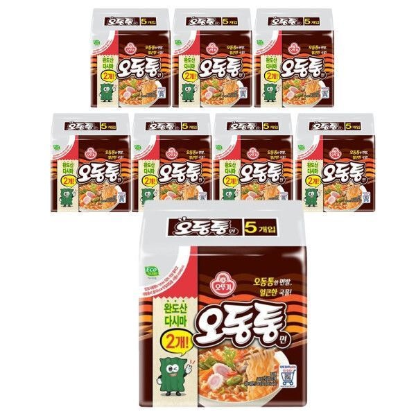 오뚜기 오동통면(5개입) x 8팩(총40개입)