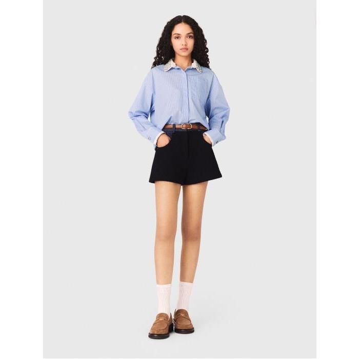 마쥬 칼라 셔츠 Himmelblau MFPCM00717