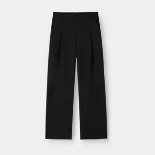 커스텀멜로우 에센셜 블랙 와이드핏 팬츠 C9PAW25541BKX