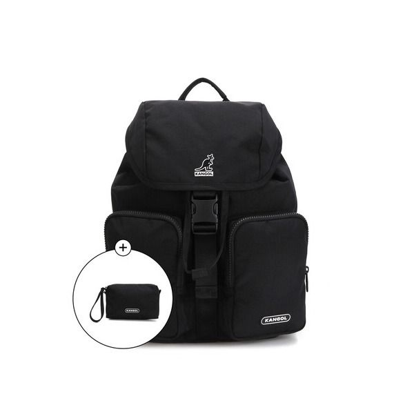 캉골 [캉골] 루키 포켓 백팩 1499 블랙 (KSEBBP14990) 2244510599 BP1499BK