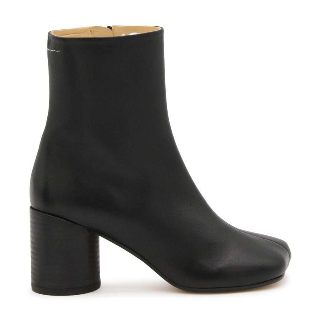 MM6 메종 마르지엘라 엠엠식스 메종마르지엘라 S59WU0235P3628T8013 Black BLACK LEATHER TABI BOOTS