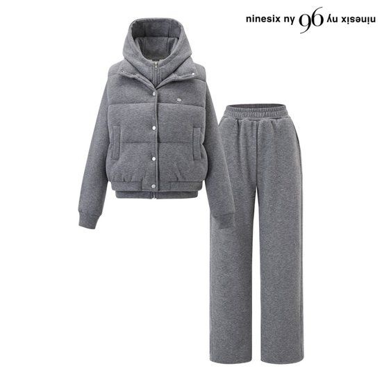 택가 239,000원 나인식스뉴욕 쓰리피스 융털 자켓 베스트 점퍼 팬츠 셋업 NP4OW011L0 1429856