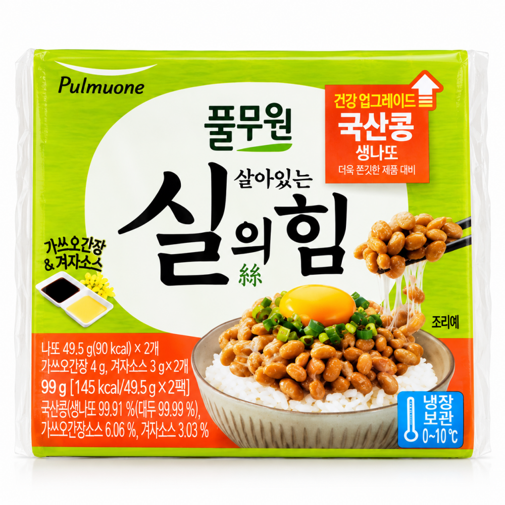 풀무원 국산콩 생나또 24팩