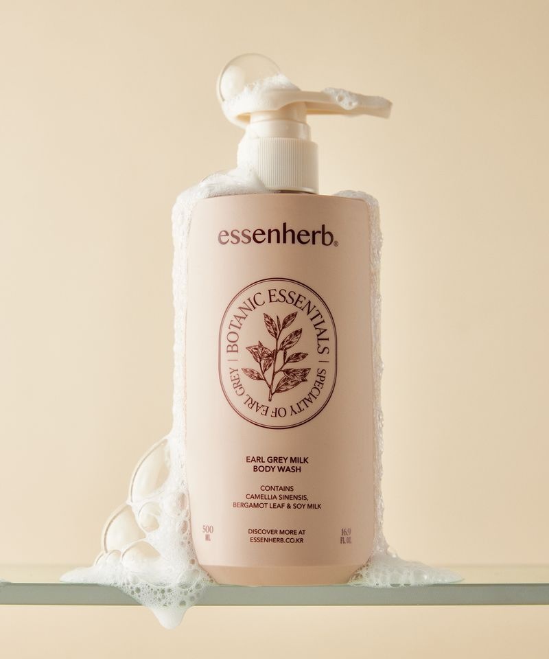 매장정품 ESSENHERB 얼그레이 밀크 바디 워시 500ml