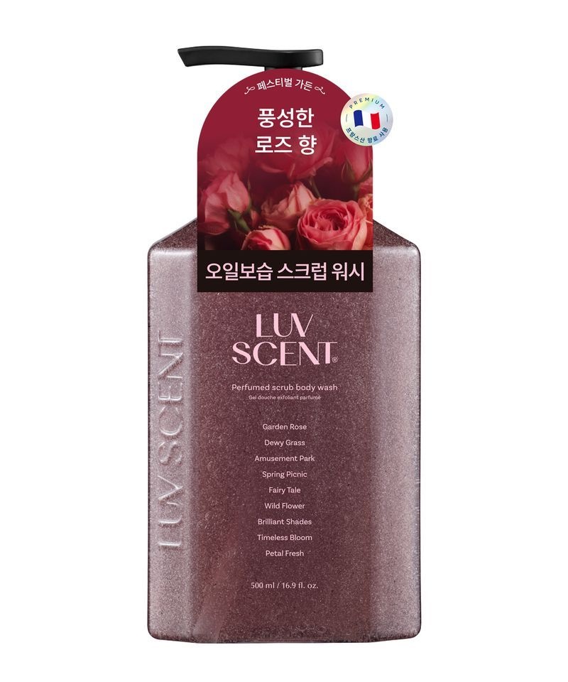 럽센트 LUVSCENT 스크럽 바디워시 페스티벌 가든 로즈 향 500ml 5027715 3514329